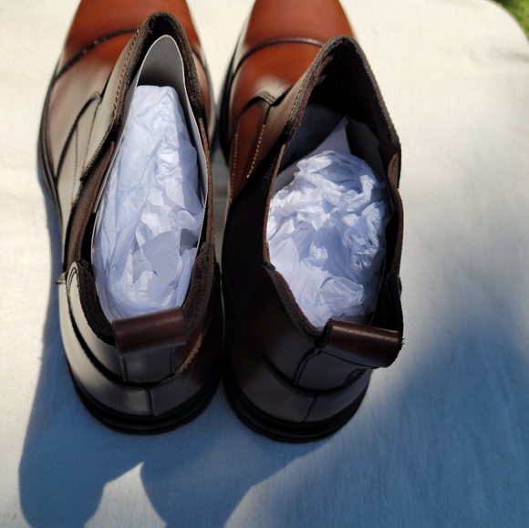 Men's Brown Leather Boots - Picture 8 of 10